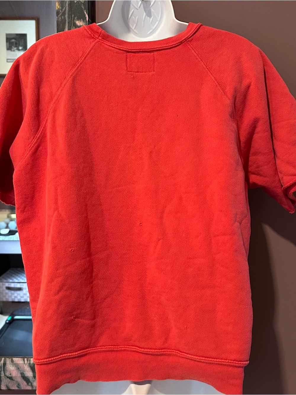 Retrobrand Red 'Long Skate Beach Patrol' Graphic Sweatshirt short sleeve xs - Picture 6 of 8